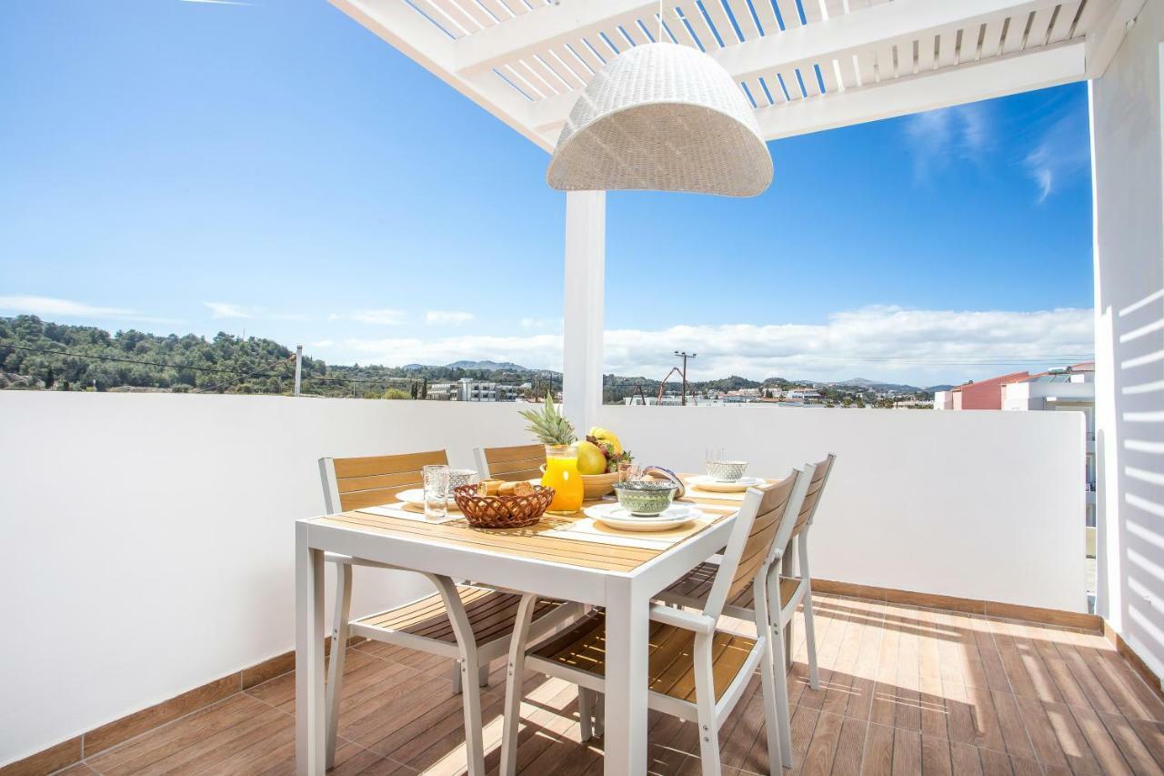 Euphoria Luxury Apartment Faliraki Bagian luar foto